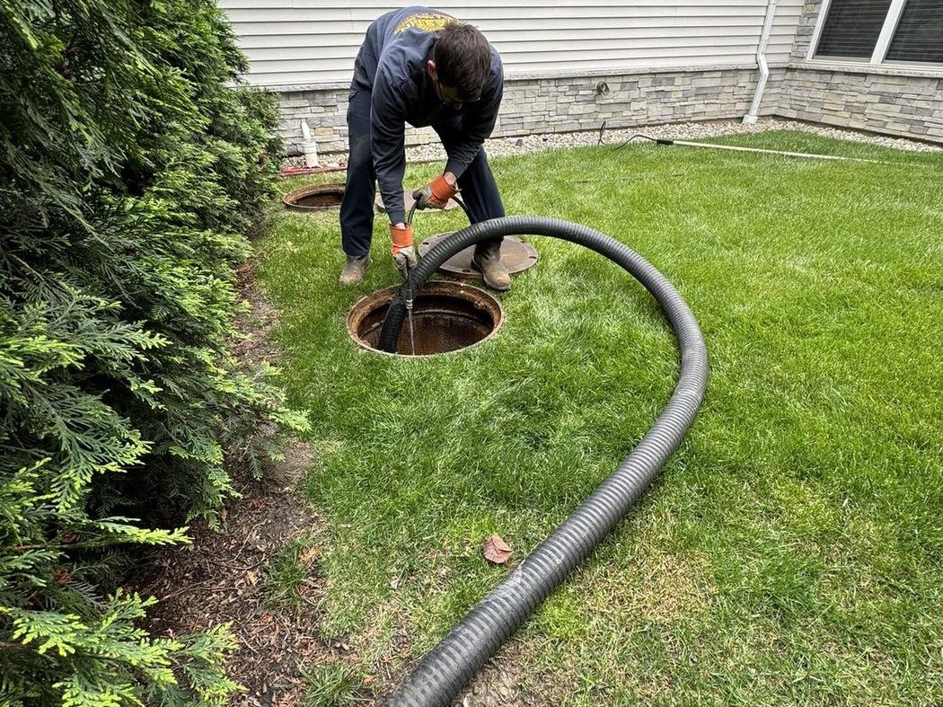 Grease trap cleaning at a commercial property