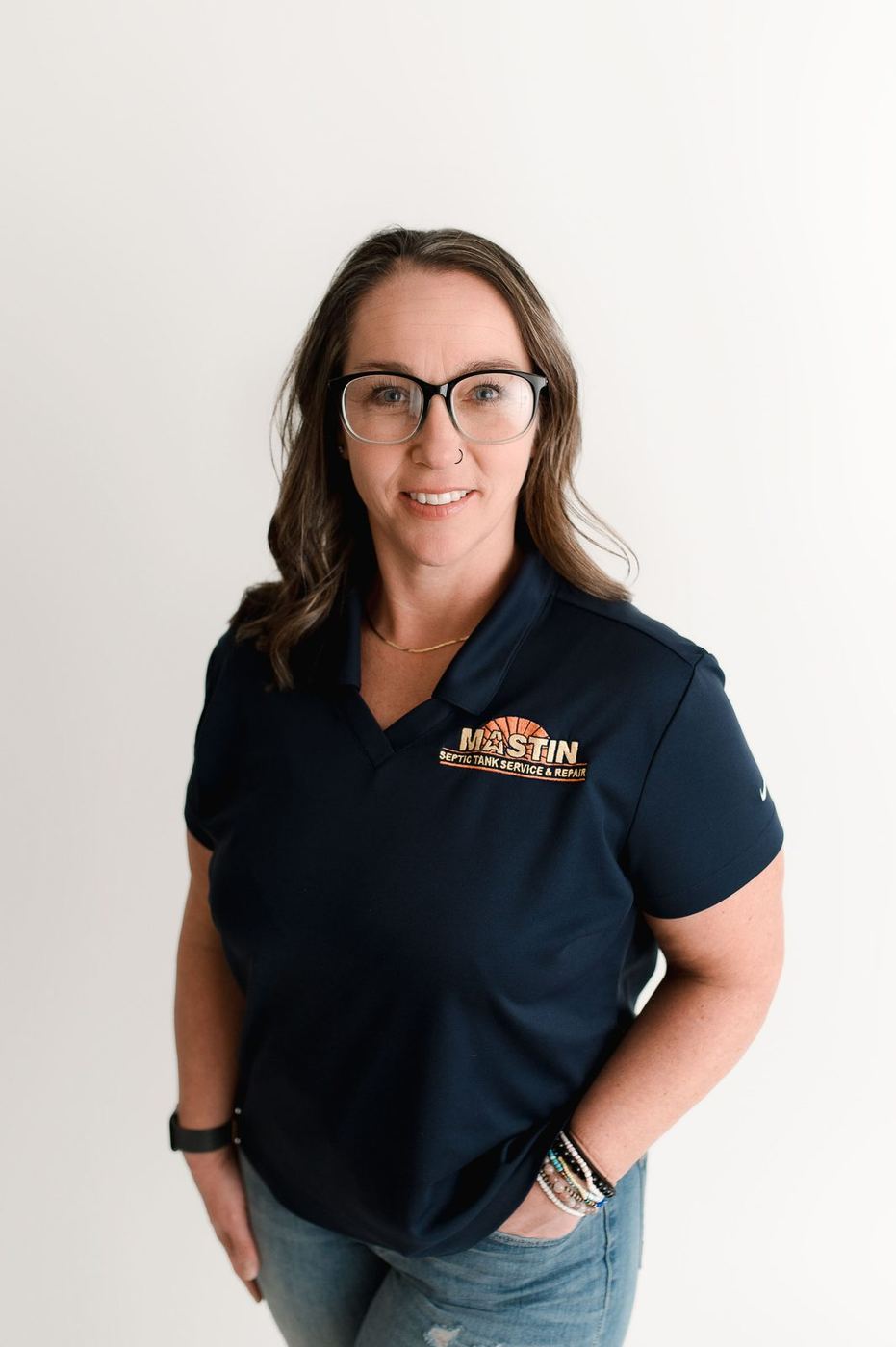 Mandi Mastin, third-generation owner of Mastin Septic & Well Service, Whitehouse Ohio