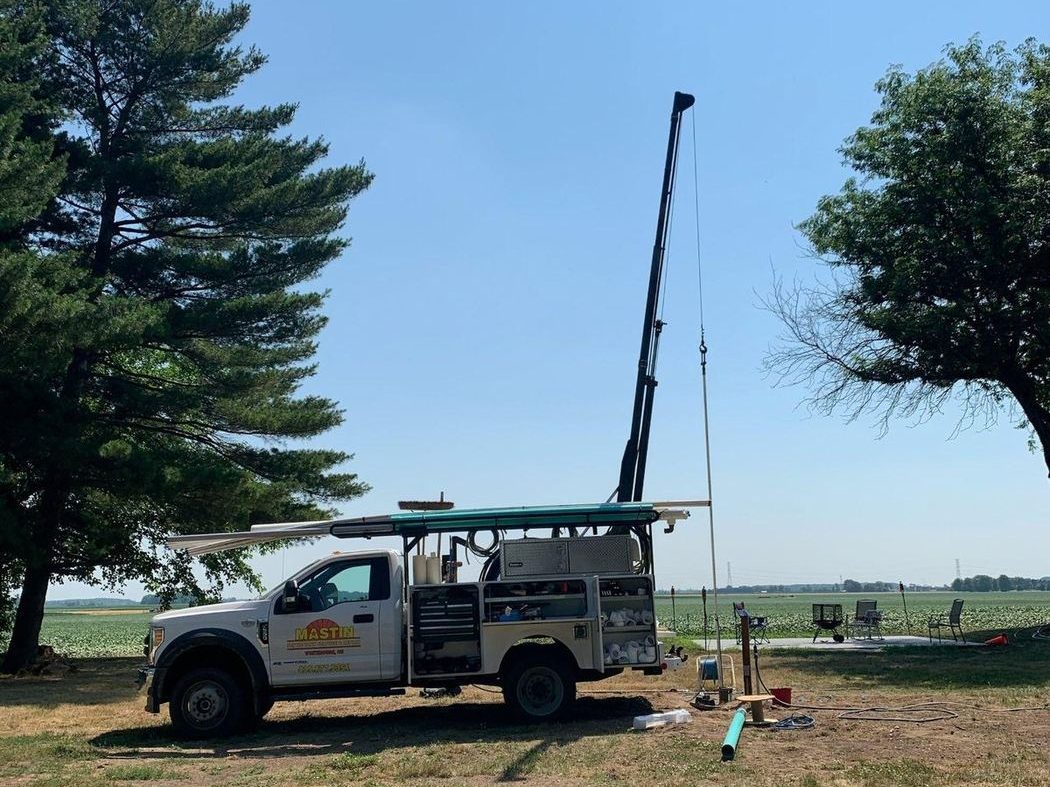 Mastin well pump service truck